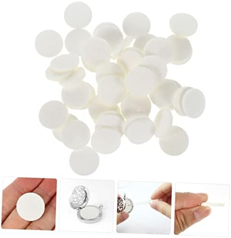 100pcs Cotton Aroma Diffuser Pads for Necklaces and Home Fragrance