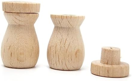 6pcs Wooden Essential Oil Diffuser Pendant for Car Home Office