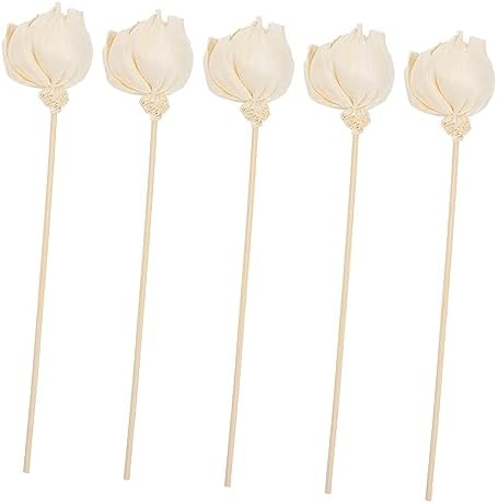 Wakauto 5pcs Peony Flower Aroma Sticks for Diffusers