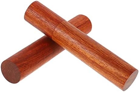 Valicloud 2Pcs Wooden Incense Stick Storage Tubes Portable Holder Container