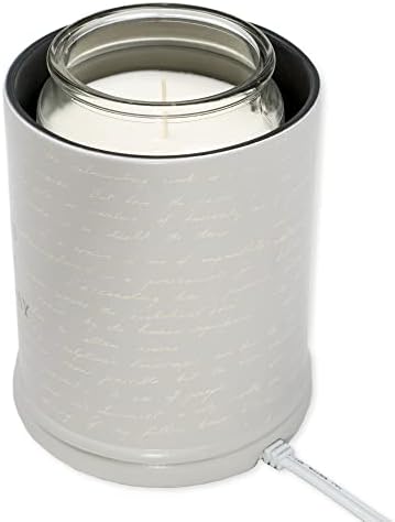 Elanze Designs Birds on a Tree Grey Believe Ceramic Candle Warmer