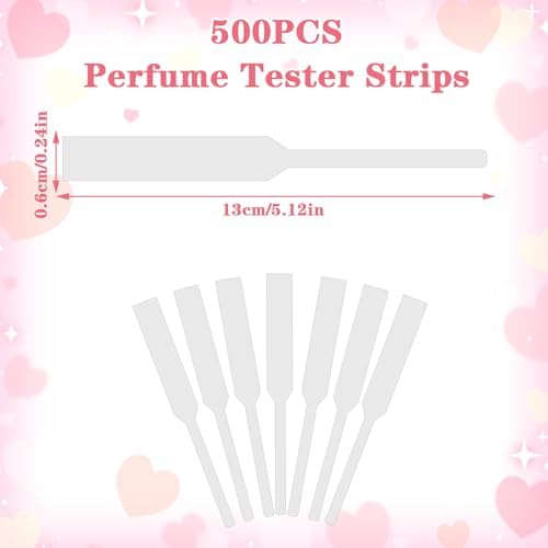 Bremorou 500 Pieces Perfume Tester Strips