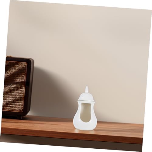 Ceramic Tealight Oil Burner with Charcoal Holder for Aromatherapy