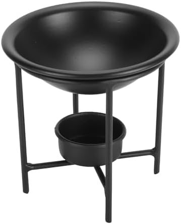 Fragrance Oil Burner with Flat Iron Bowl
