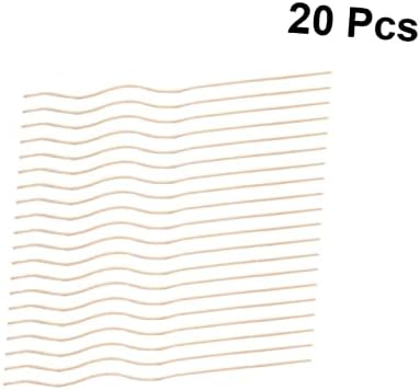 Alipis 20Pcs Wavy Diffuser Sticks for Home Fragrance