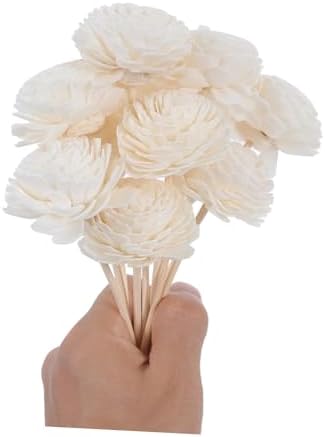10Pcs Beige Aromatherapy Diffuser Sticks for Home Spa Office