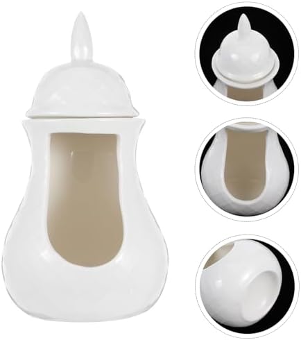 Elegant Ceramic Jar Shape Incense Holder for Home Fragrance