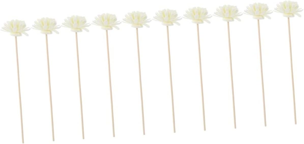 Wakauto 10pcs Rattan Scent Diffusers Set for Home Aromatherapy