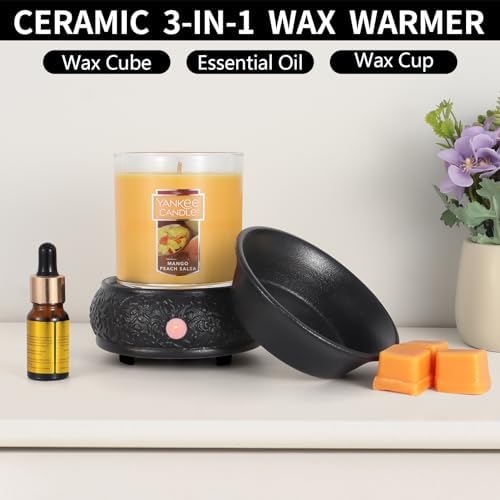 Mocosa Ceramic Wax Melter 3-in-1 Electric Warmer