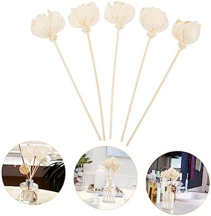 Vaguelly 5pcs Essential Oil Diffuser Flowers for Relaxation and Aromatherapy