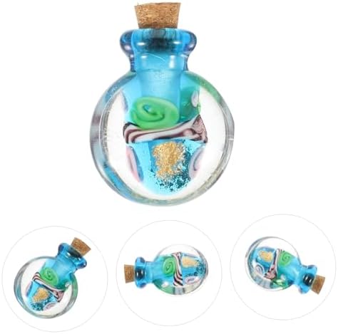 PartyKindom Glass Perfume Diffuser Bottle Necklace