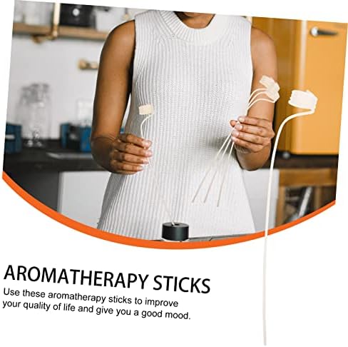 Luxshiny 20Pcs Rattan Aroma Diffuser Sticks for Home Fragrance