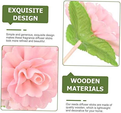 5 Pcs Diffuser Flowers Decorative Sticks for Home Office
