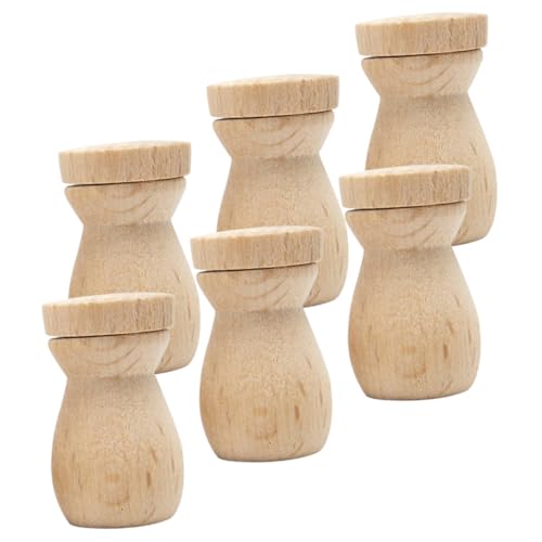 ADOCARN 6PCS Wooden Diffuser Pendant for Home Office Decor