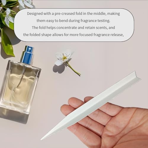 100 Pcs Perfume Tester Strips for Scent Testing and Essential Oils Sampling