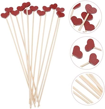 GLEAVI 12Pcs Heart Shaped Aroma Diffuser Sticks
