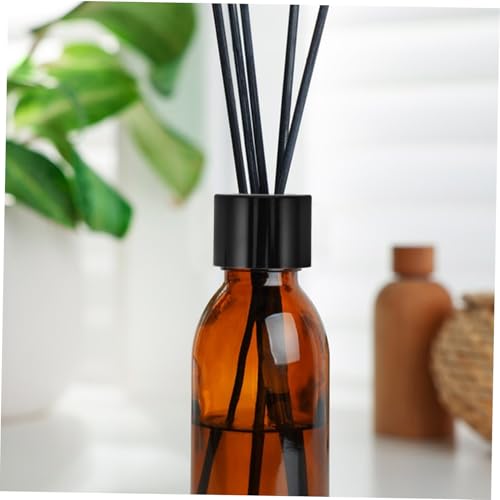 10pcs Black Reed Diffuser Jar Lids Durable Tooth Stoppers