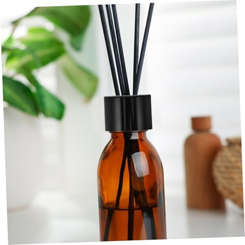 10pcs Black Metal Diffuser Bottle Caps