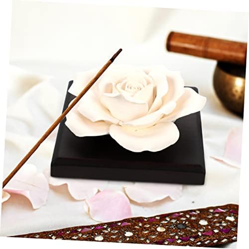 GLEAVI 2pcs Ceramic Rose Aroma Diffuser for Home Office and Car