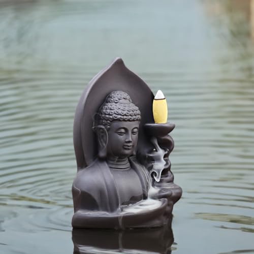 Ceramic Incense Burner with Waterfall Reflux Design