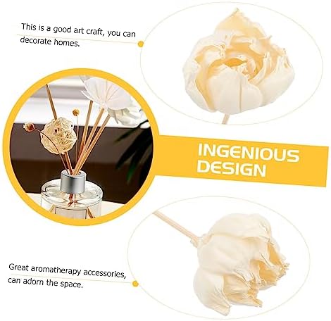 Vaguelly 5pcs Essential Oil Diffuser Flowers for Relaxation and Aromatherapy