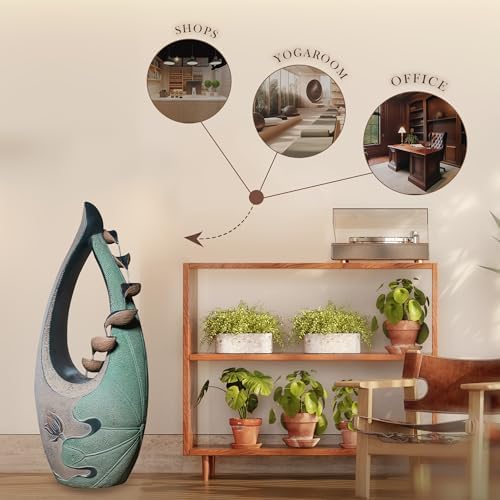 Indoor Tabletop Water Fountain with Decorative Design