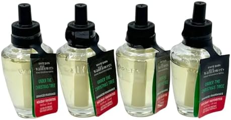 Bath Body Works Under The Christmas Tree Fragrance Refill 4 Pack