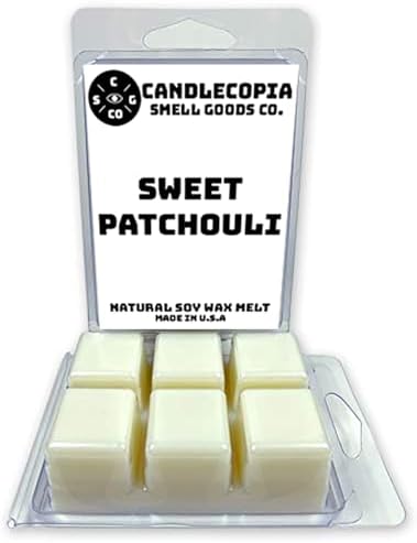 Sweet Patchouli Vegan Wax Melts 12 Cubes 64 Ounces 2 Packs