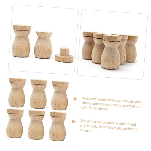 LIFKOME 6pcs Essential Oil Diffuser Pendant Car Decor