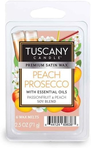 Peach Prosecco Scented Wax Melt 25 Oz