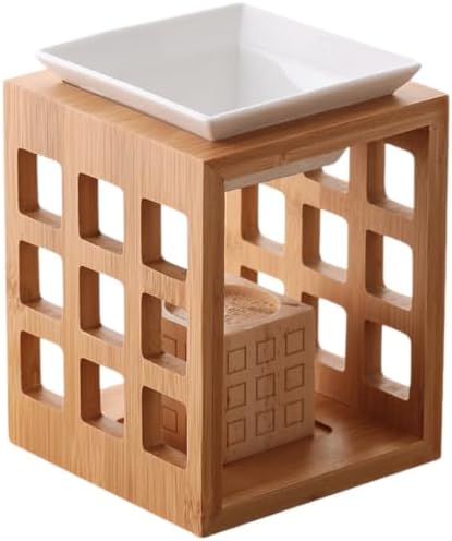 Wooden Essential Oil Burner with Tealight Holder