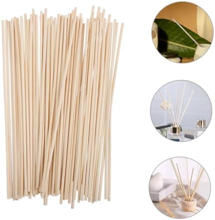 Amosfun 200Pcs Rattan Diffuser Sticks for Aromatherapy