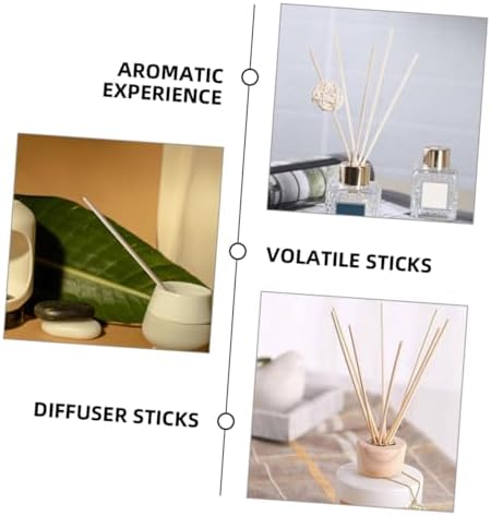 Sosoport 200Pcs Aroma Diffuser Sticks for Essential Oil and Home Fragrance