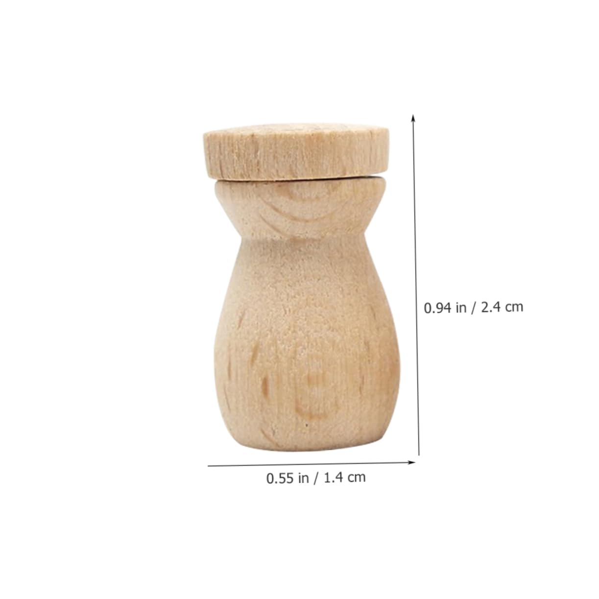 6pcs DIY Essential Oil Diffuser Wooden Bottle Pendant