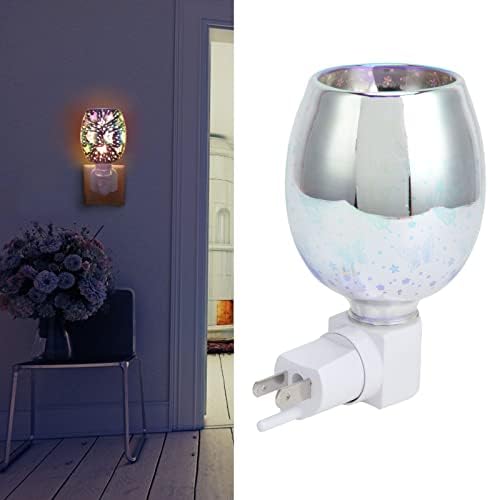 3D Plug in Wax Warmer with Night Light and Fragrance
