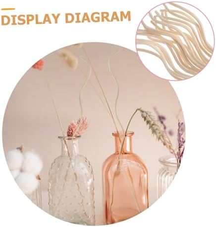 GLEAVI 40pcs Wicker Diffuser Sticks for Home Aromatherapy
