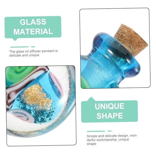 Glass Oil Diffuser Necklace Pendant Essential Oil Jewelry for Women