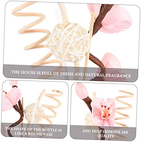 MAGICLULU Essential Oil Diffuser Set with Rattan Bottle