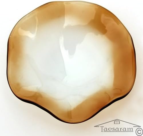 TAESARAM Wavy Wax Warmer Plate - Brown 35 Inch