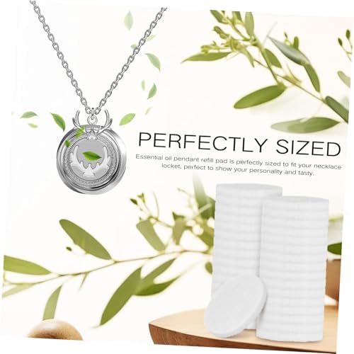 Zerodeko 100pcs Essential Oil Pads for Diffusers and Necklaces