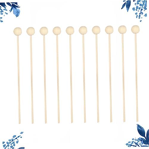 10Pcs Natural Rattan Diffuser Sticks with Wooden Beads for Essential Oil