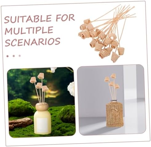 HEALLILY 20pc Rattan Diffuser Refill Sticks for Home Fragrance