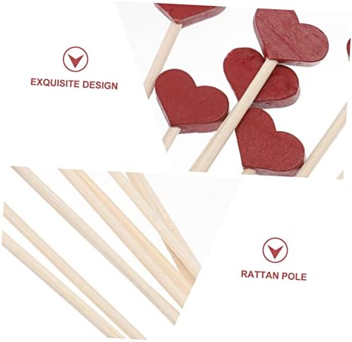 GLEAVI 12Pcs Heart Shaped Aroma Diffuser Sticks