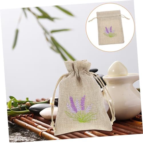VICASKY 10 Pack Lavender Sachet Bags Drawstring Refillable Empty Fragrance Pouches
