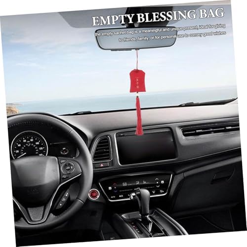 3Pcs Fabric Empty Charm Bag with Tassel Portable Fragrance Sachet