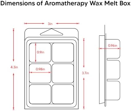 Chaoxinge 10-Pack Aromatherapy Wax Melts with 8 Tealights and Wax Warmer
