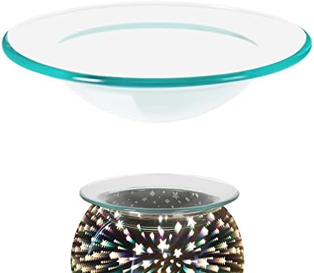 Replacement Glass Oil Burner for Aroma Lamps and Wax Warmers