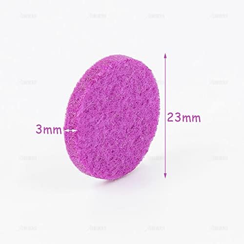 100 Pack Round Essential Oil Diffuser Locket Refill Pads 087 Inch