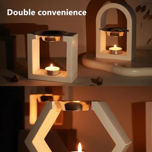 Spero 2 Pcs Oil Warmer Replacement Metal Wax Tray