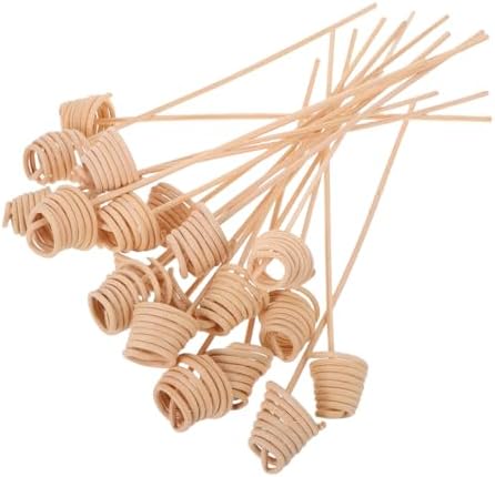 20pcs Wavy Rattan Fragrance Diffuser Sticks for Home Decor